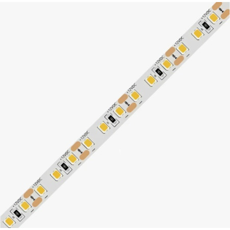 Cinta led ext 3835 12v blanca calido 120 led x mt 9,6w