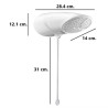Ducha calefón top jet 6000w c/comando mult