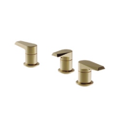 Grifería Vasser zafiro Bimando Bidet dorado