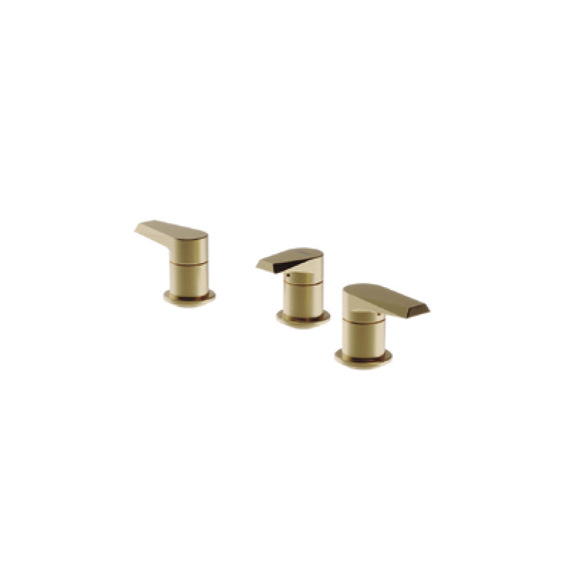 Grifería Vasser zafiro Bimando Bidet dorado