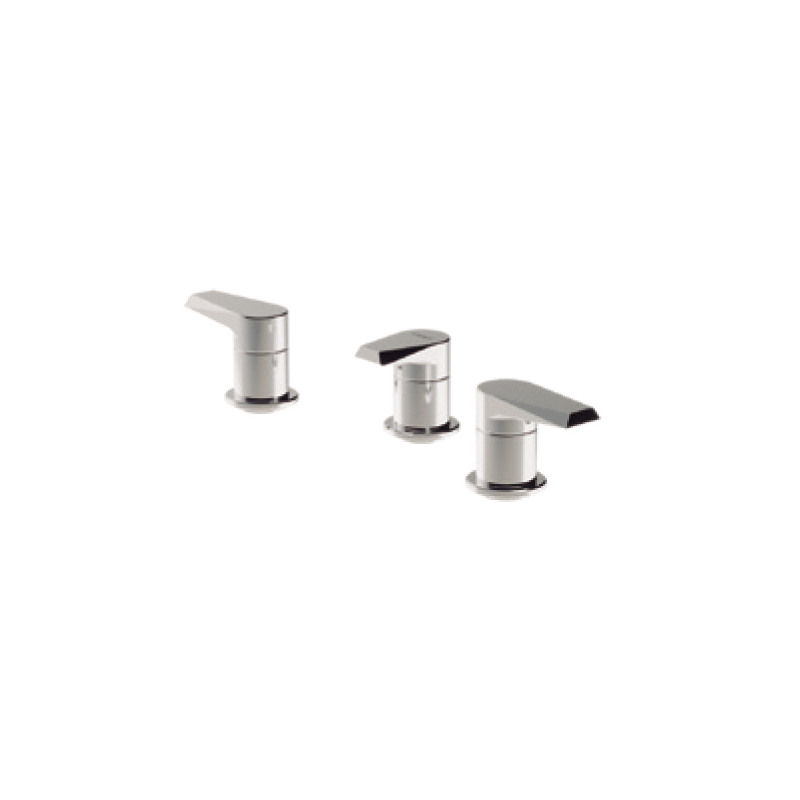 Grifería Vasser zafiro Bimando Bidet cromo