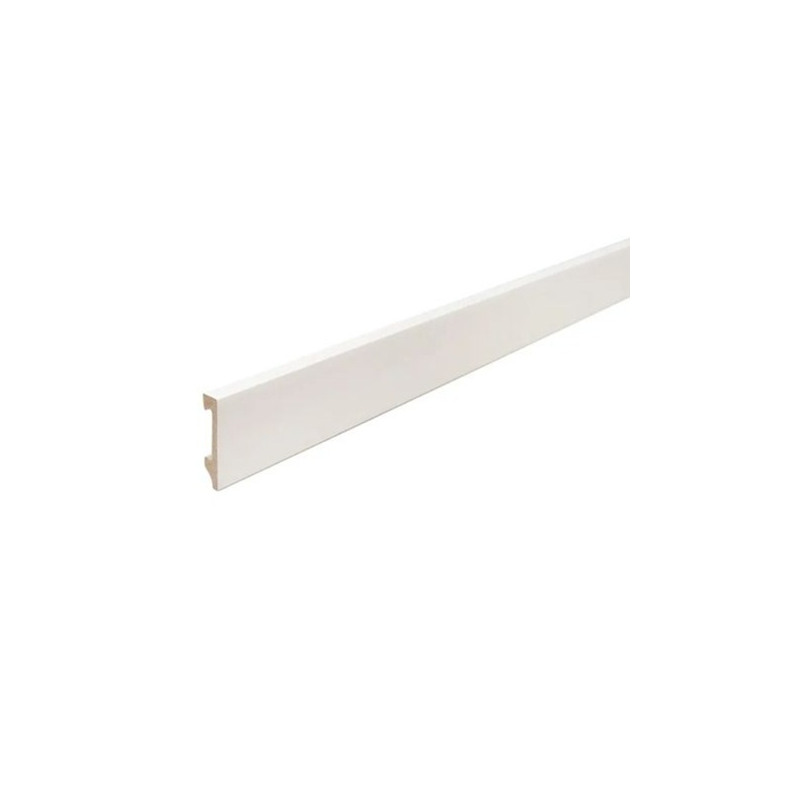 Zócalo epsilon plain blanco mate 70mm x 15mm x 2.44 m 2310E