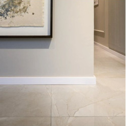 Zócalo epsilon plain blanco mate 70mm x 15mm x 2.44 m 2310E