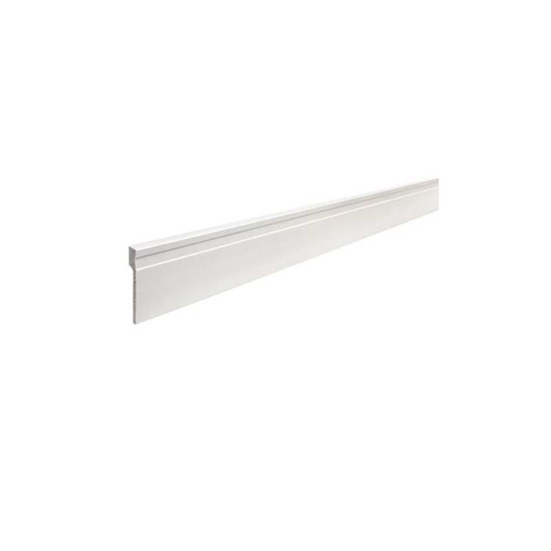 Zócalo epsilon reforma line blanco mate 120mm x 20mm x 2.44m 2351E