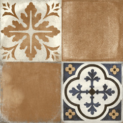 Scop Cotto malva deco 33x33cm