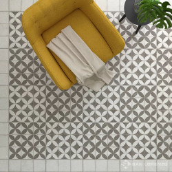 San Lorenzo - Flower White 45.3x45.3 cm