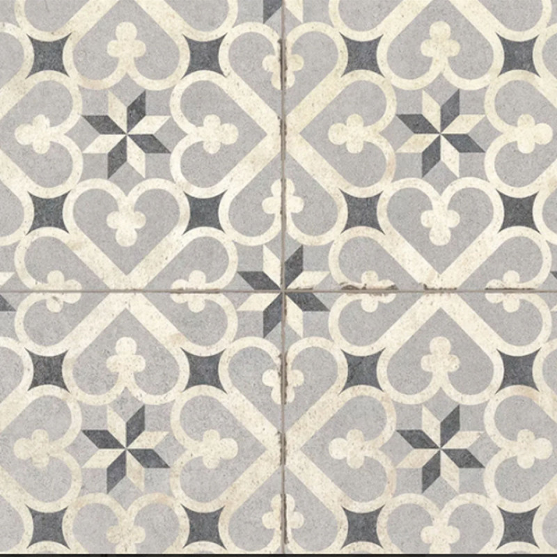 San Lorenzo - Clover Gris Natural 80x80cm