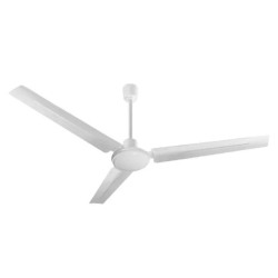 Ventilador de Techo 56" con 3 palas de metal blanco