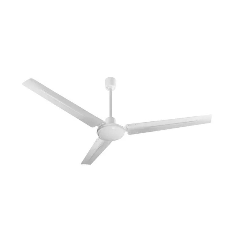 Ventilador de Techo 56" con 3 palas de metal blanco