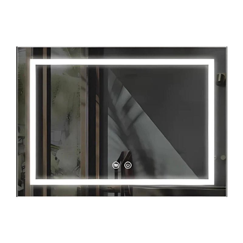 Espejo Campi LED Punta cuadrada 60x80cm