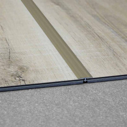 Perfil T de aluminio - Atrim - Niquel mate 14x3mm 2m - 2251