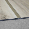 Perfil T de aluminio - Atrim - Niquel mate 14x3mm 2m - 2251