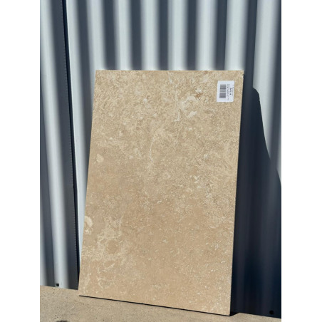 Travertino 40,5 x largo libre - Pulido y taponado turco - x Kg (Aprox: 26Kg/1m2)