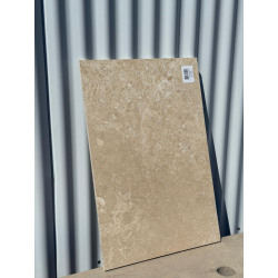 Travertino 40,5 x largo libre - Pulido y taponado turco - x Kg (Aprox: 26Kg/1m2)