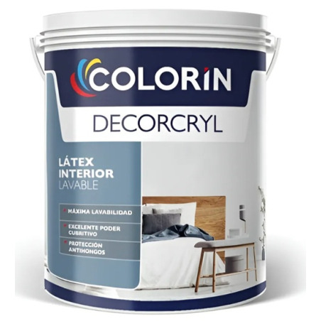 Colorin - latex interior lavable blanco decorcryl 1 litro
