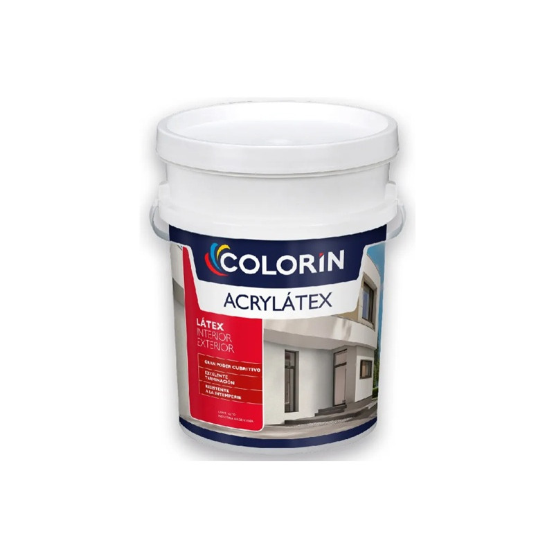 Colorin - latex interior/exterior acrylátex blanco 10 litros