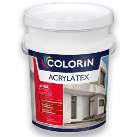 Colorin - latex interior/exterior acrylátex blanco 10 litros