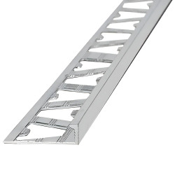 Guardacanto aluminio natural varilla L 12mmx2.50m - 1472