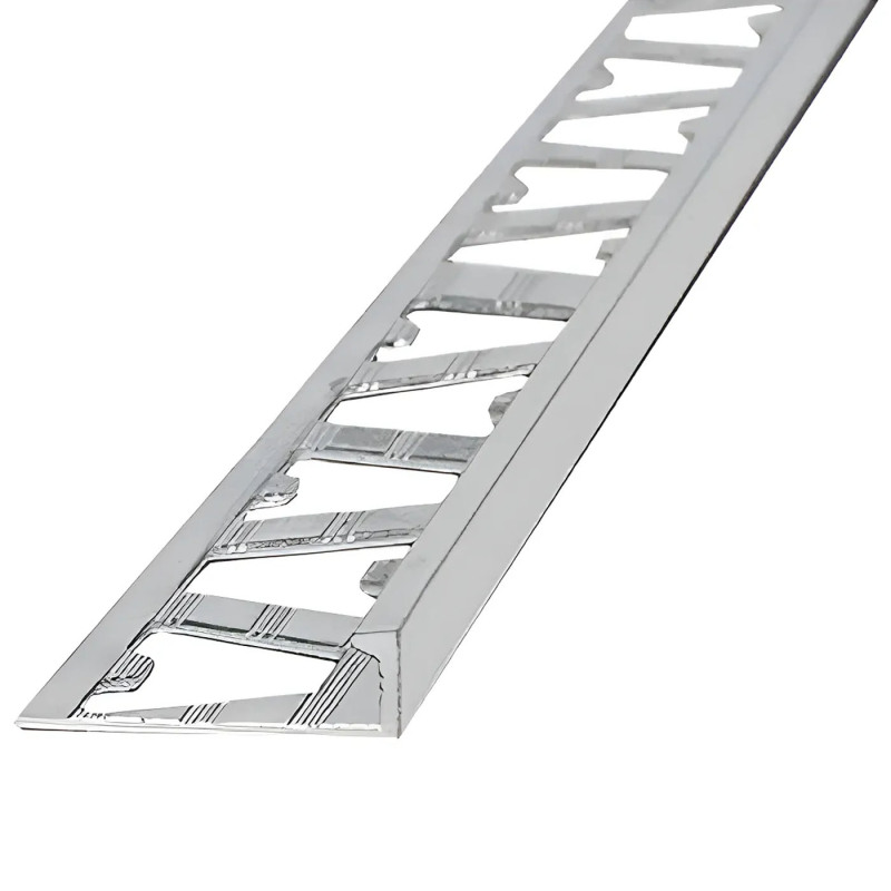 Guardacanto aluminio natural varilla L 12mmx2.50m - 1472