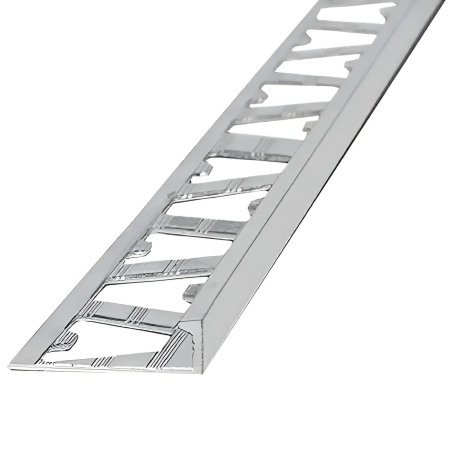 Guardacanto aluminio natural varilla L 12mmx2.50m - 1472