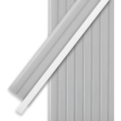 Wall panels Atrim - Moldura final 2.75m - Blanco