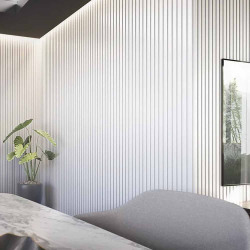 Wall panels Atrim - Moldura final 2.75m - Blanco
