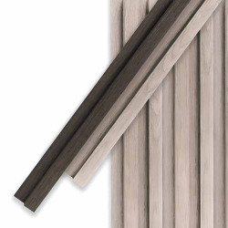 Wall panels Atrim - Moldura inicio 2.75m - Nogal