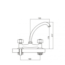 FV GRIF. ARIZONA COCINA MESADA CR 413/B1P