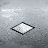 Desague cuadrado tapa de acero inoxidable 10x10cm Rio - Atrim