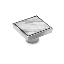 Desague cuadrado tapa de acero inoxidable 15x15cm Rio - Atrim