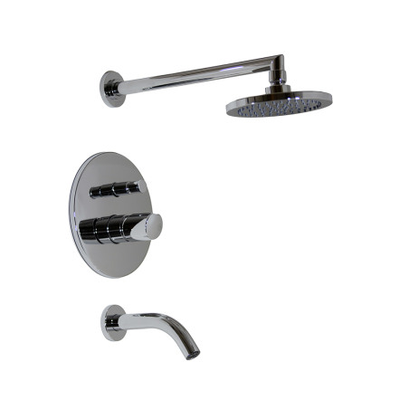 Grifería FV Cilindra monocomando bañera con transferencia cromado 106/M5-CR