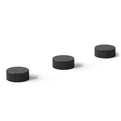 Grifería bidet bicomando Texture Negro con transferencia - Hidromet