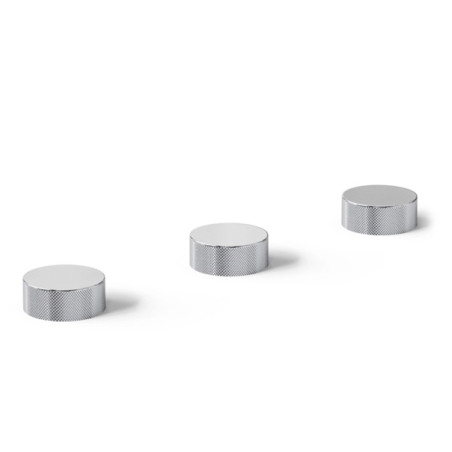 Grifería bidet bicomando Texture Cromo con transferencia - Hidromet