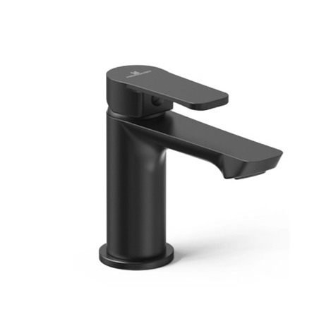 Grifería lavatorio monocomando small negro apoyo - Hidromet