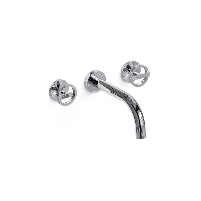 Grifería lavatorio pared bicomando Ring Cromo - Hidromet