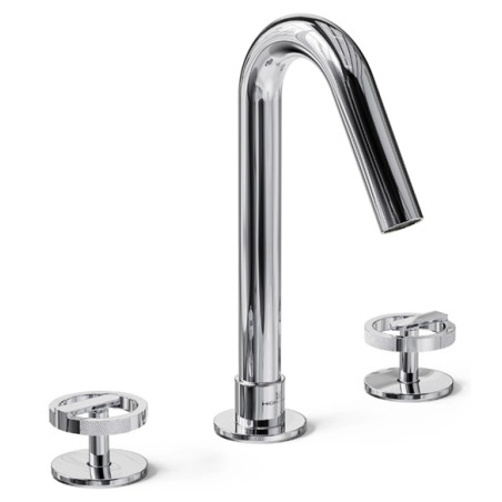 Grifería lavatorio bicomando Ring Cromo - Hidromet