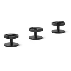 Grifería bidet bicomando Ring Negro - Hidromet