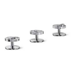 Grifería bidet bicomando Ring Cromo - Hidromet