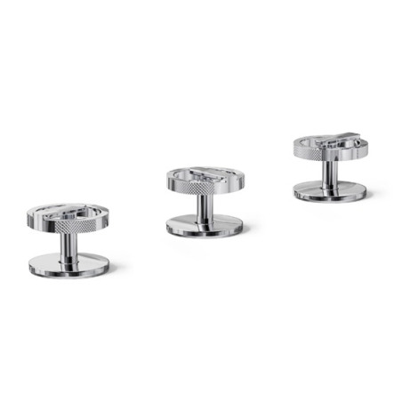 Grifería bidet bicomando Ring Cromo - Hidromet