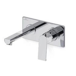 Grifería lavatorio pared monocomando raptor cromo - Hidromet