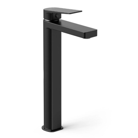 Grifería lavatorio apoyo alto monocomando raptor negro - Hidromet