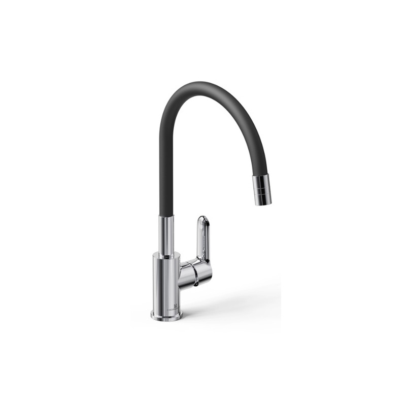 Grifería cocina monocomando pro flex cromo - hidromet