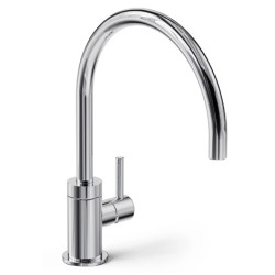 Grifería cocina monocomando curvo minicucina cromo - hidromet