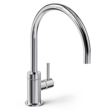 Grifería cocina monocomando curvo minicucina cromo - hidromet