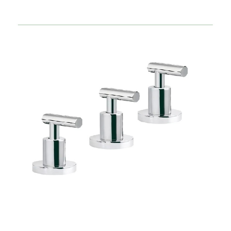 Grifería Bidet Bicomando Nivus Cromo Con Transferencia - Hidromet