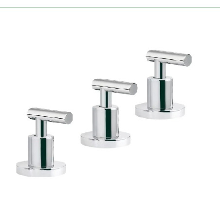 Grifería Bidet Bicomando Nivus Cromo Con Transferencia - Hidromet