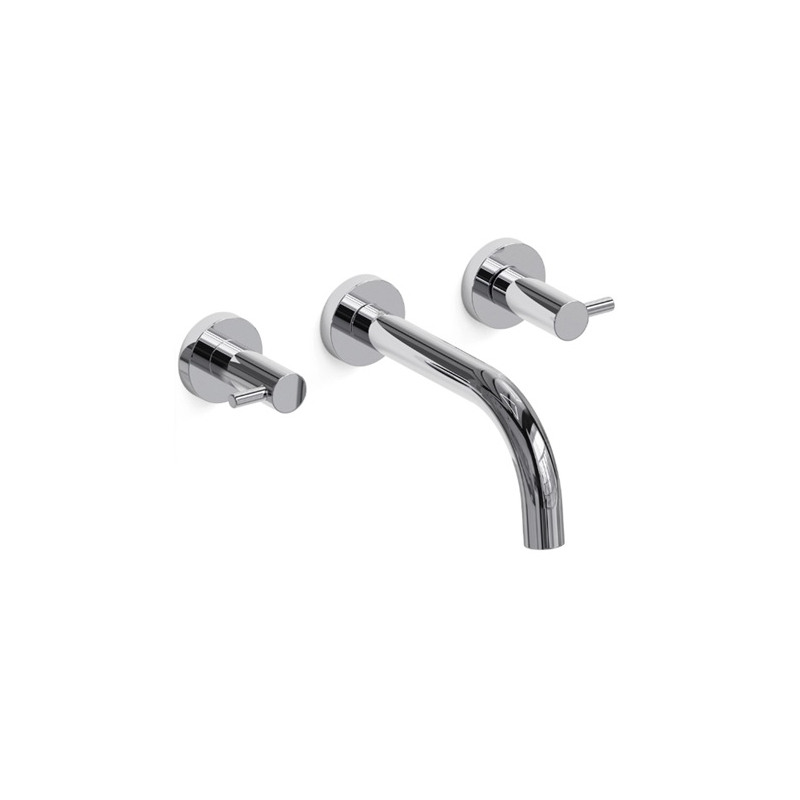 Grifería lavatorio pared bicomando Jet cromo - Hidromet