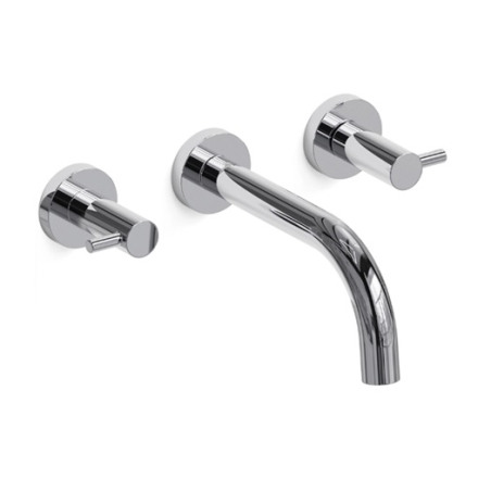 Grifería lavatorio pared bicomando Jet cromo - Hidromet