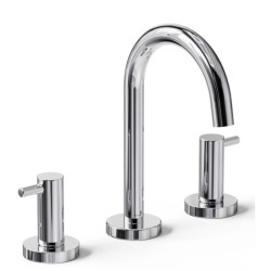 Grifería lavatorio apoyo bicomando Jet cromo - Hidromet