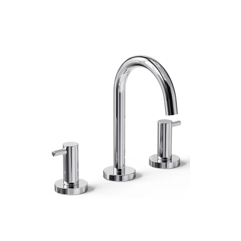 Grifería lavatorio apoyo bicomando Jet cromo - Hidromet